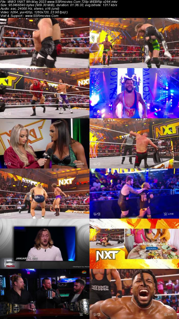 WWE NXT 9th May 2023 720p 480p WEBRip x264 Download