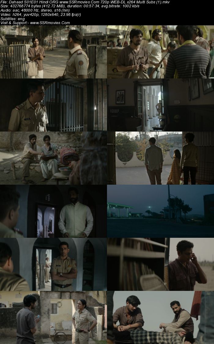 Dahaad 2023 S01 Complete Hindi ORG 1080p 720p 480p WEB-DL x264 ESubs Download