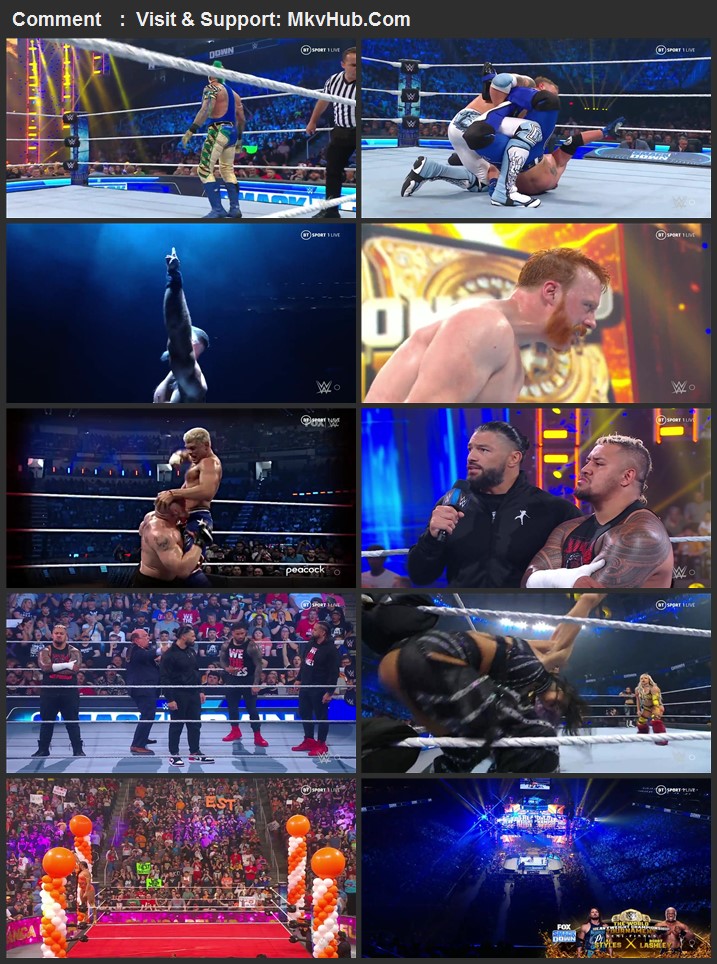 WWE Friday Night SmackDown 12th May 2023 720p WEBRip x264 800MB Download