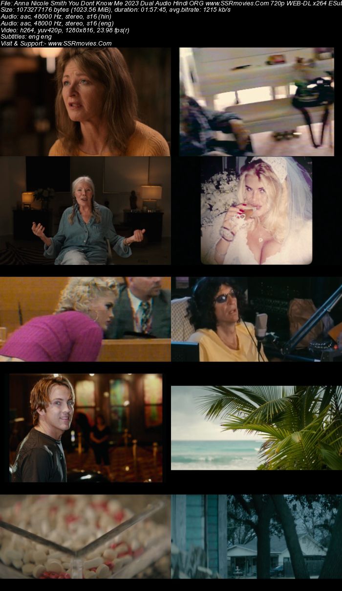 Anna Nicole Smith: You Don't Know Me 2023 Dual Audio Hindi ORG 1080p 720p 480p WEB-DL x264 ESubs Full Movie Download