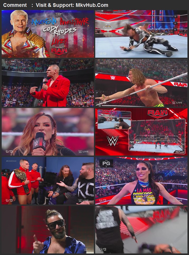 WWE Monday Night Raw 15th May 2023 720p WEBRip x264 1.2GB Download