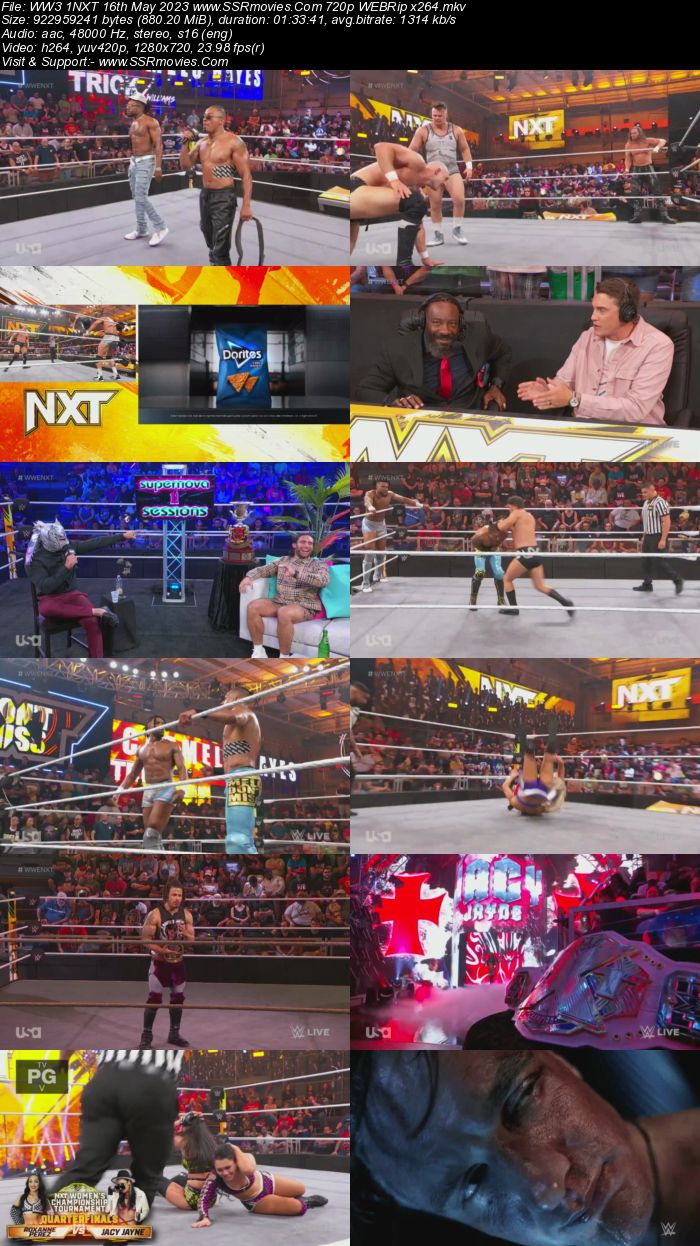 WWE NXT 16th May 2023 720p 480p WEBRip x264 Download