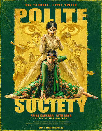 Polite Society 2023 Dual Audio [Hindi-English] ORG 720p 1080p WEB-DL x264 ESubs