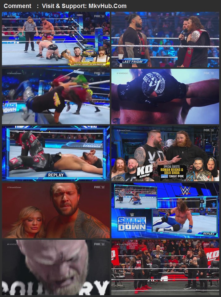 WWE Friday Night SmackDown 26th May 2023 720p WEBRip x264 800MB Download