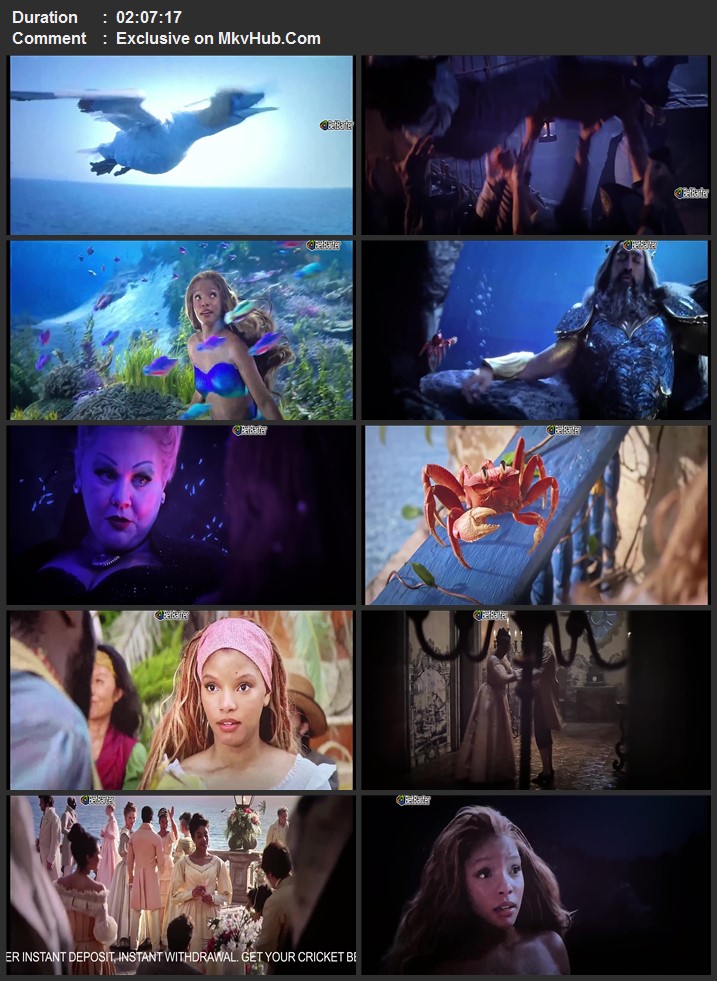 The Little Mermaid 2023 English 720p 1080p HDCAM x264 ESubs Download