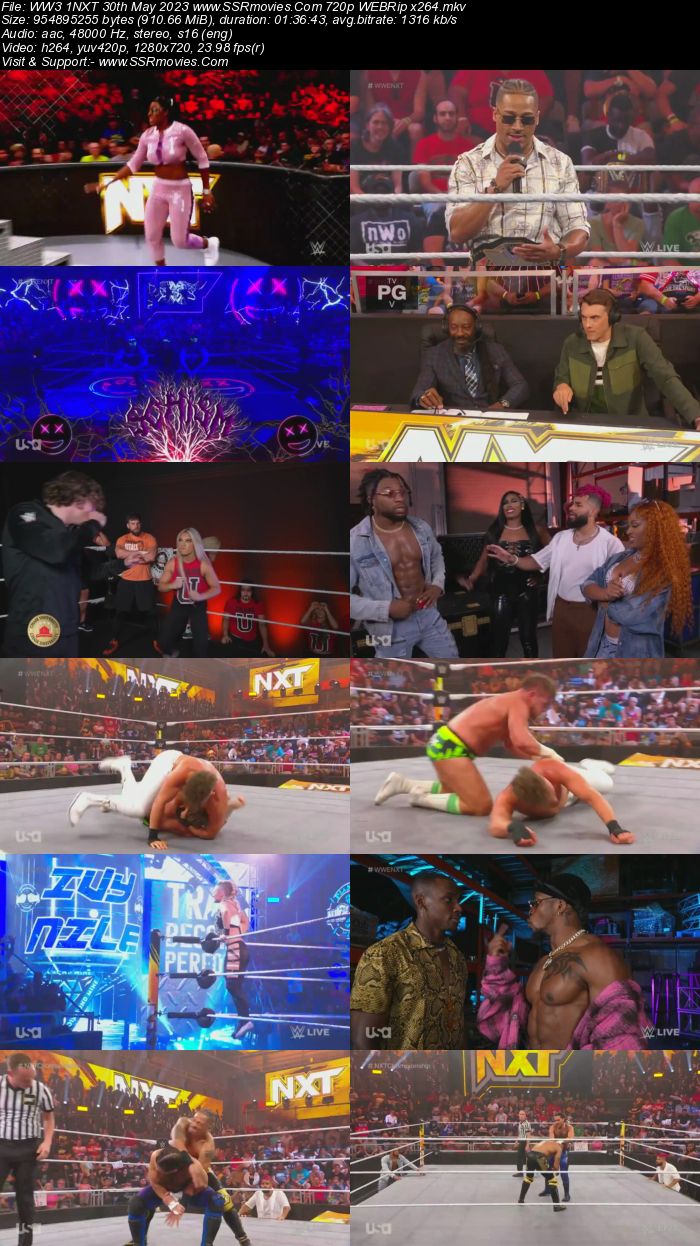 WWE NXT 30th May 2023 720p 480p WEBRip x264 Download