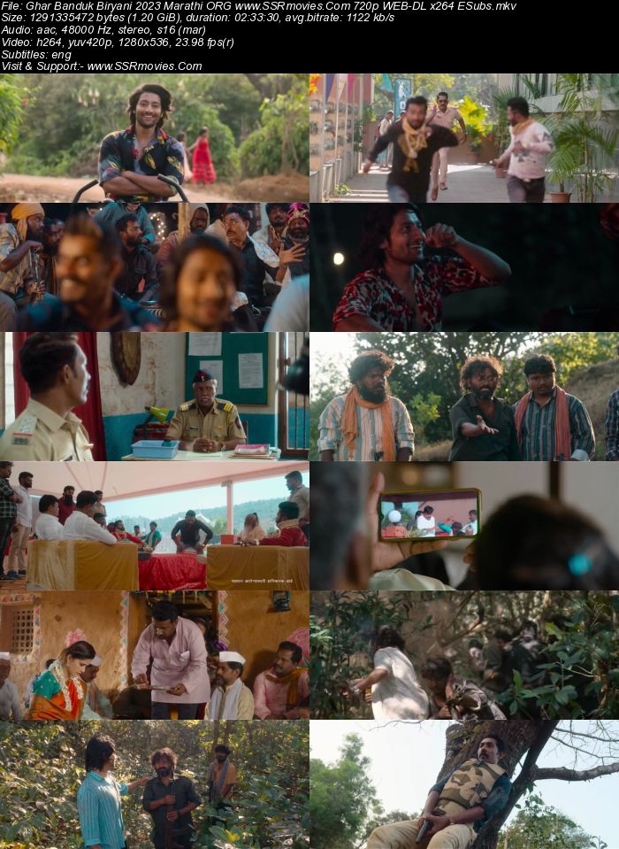 Ghar Banduk Biryani 2023 Marathi ORG 1080p 720p 480p WEB-DL x264 ESubs Full Movie Download