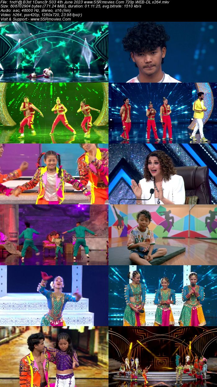 Indias Best Dancer S03 4th June 2023 720p 480p WEB-DL x264 300MB Download
