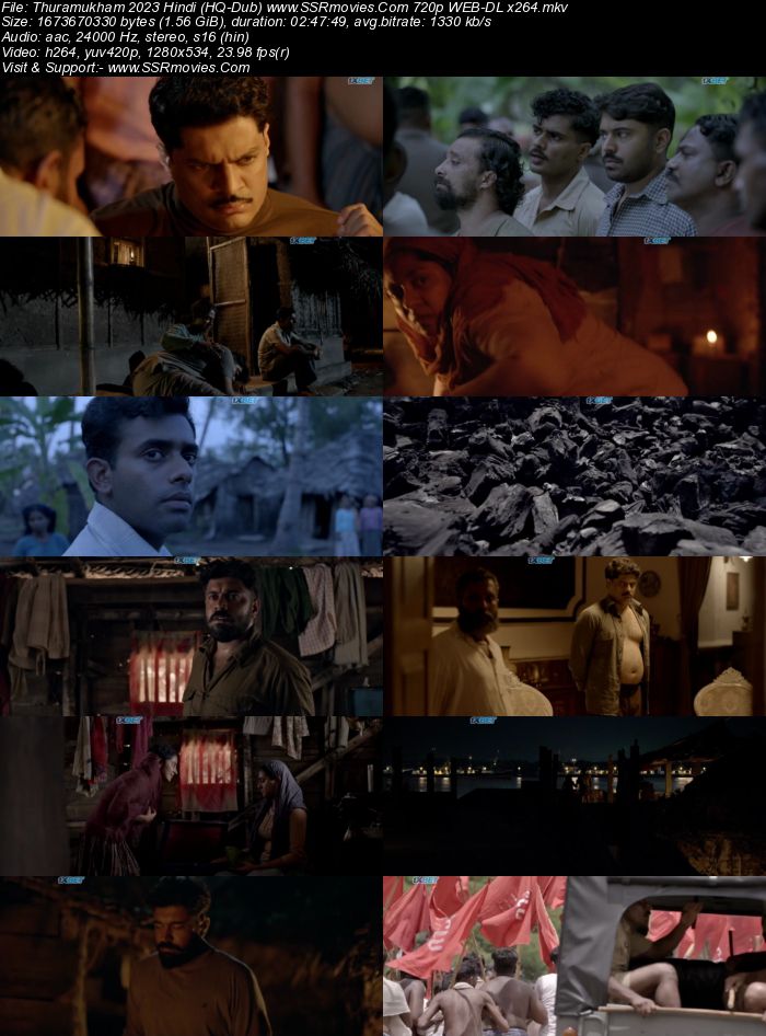 Thuramukham 2023 Hindi (HQ-Dub) 1080p 720p 480p WEB-DL x264 ESubs Full Movie Download
