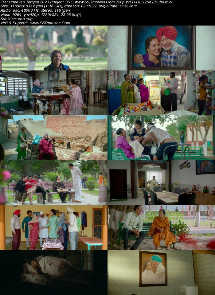 Udeekan Teriyan 2023 Punjabi ORG 1080p 720p 480p WEB-DL x264 ESubs Full Movie Download