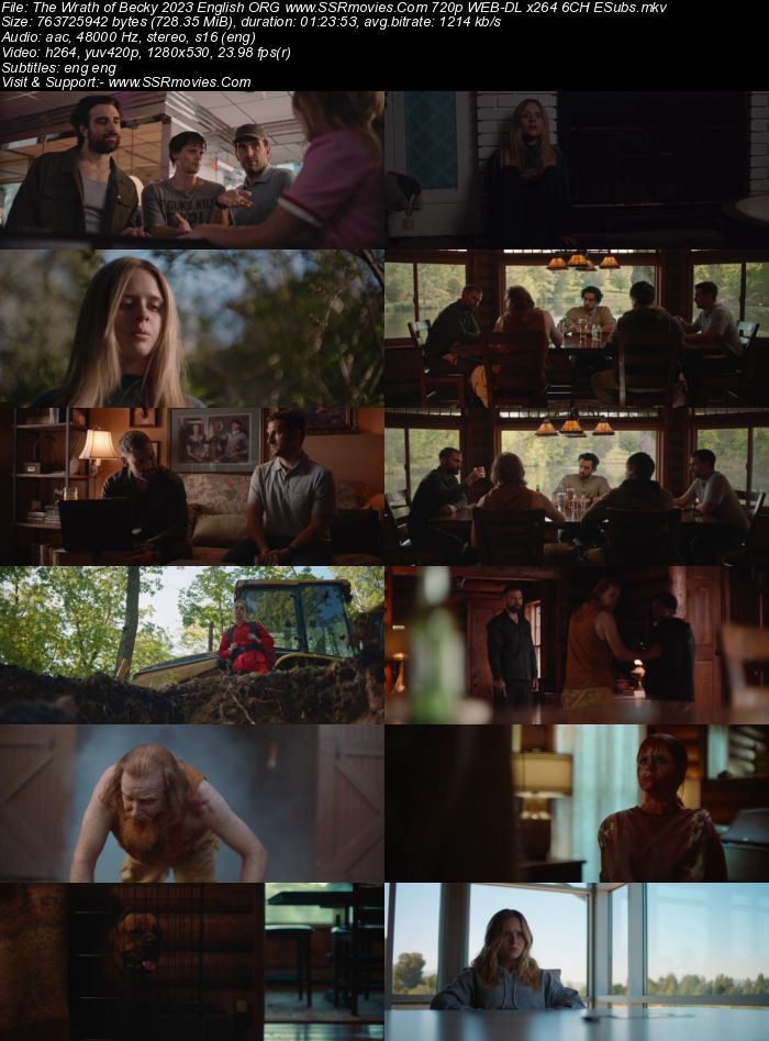 The Wrath of Becky 2023 English ORG 1080p 720p 480p WEB-DL x264 ESubs Full Movie Download