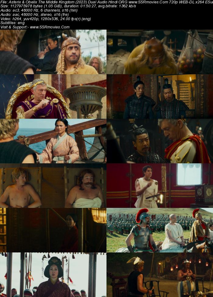 Asterix & Obelix: The Middle Kingdom 2023 Dual Audio Hindi ORG 1080p 720p 480p WEB-DL x264 ESubs Full Movie Download