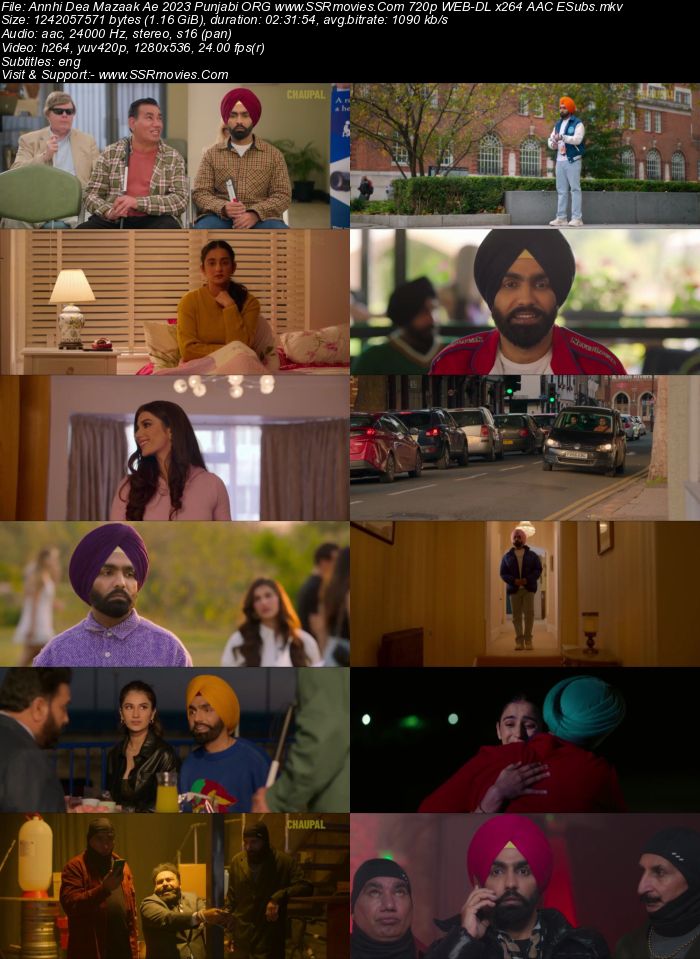 Annhi Dea Mazaak Ae 2023 Punjabi ORG 1080p 720p 480p WEB-DL x264 ESubs Full Movie Download