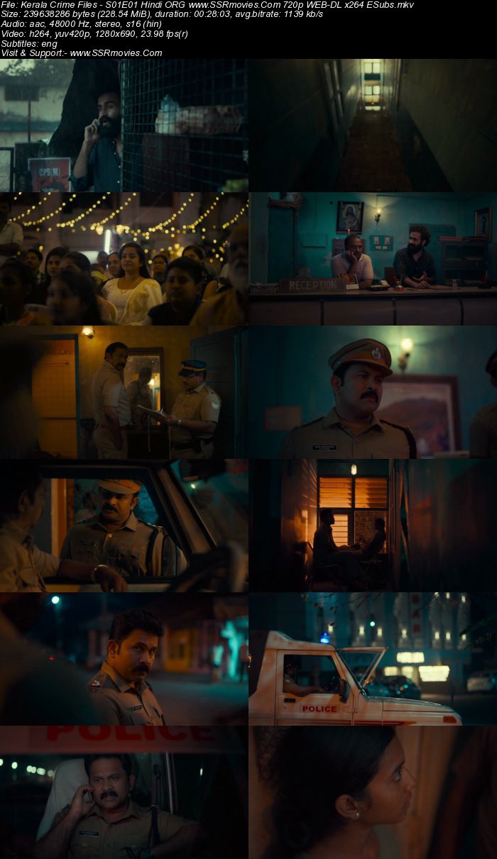 Kerala Crime Files 2023– Hindi ORG 720p 480p WEB-DL x264 ESubs Full Movie Download