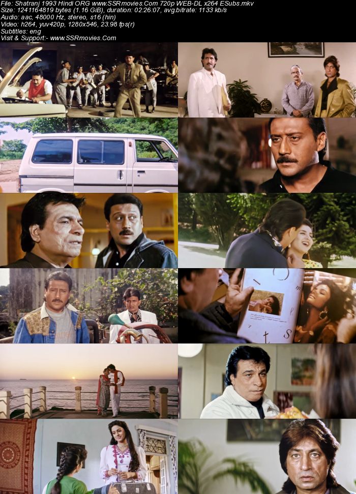 Shatranj 1993 Hindi ORG 1080p 720p 480p WEB-DL x264 ESubs Full Movie Download