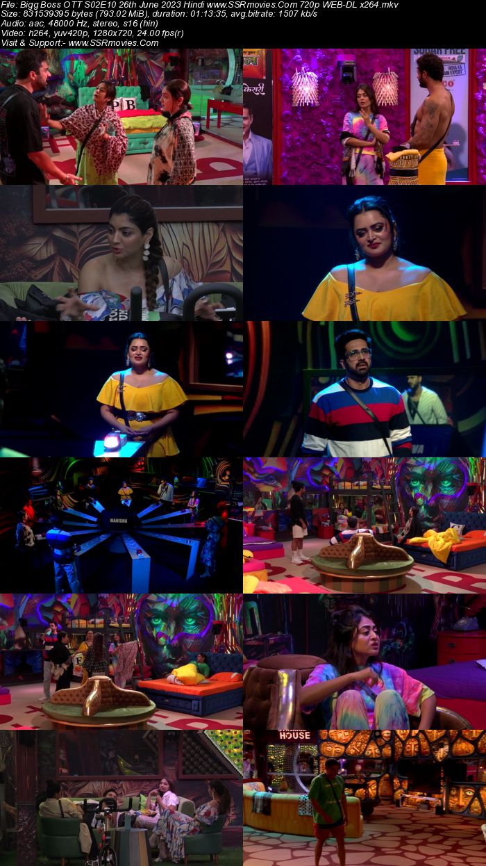 Bigg Boss OTT 2023 S02E10 26th June 2023 720p 480p WEB-DL x264 Download