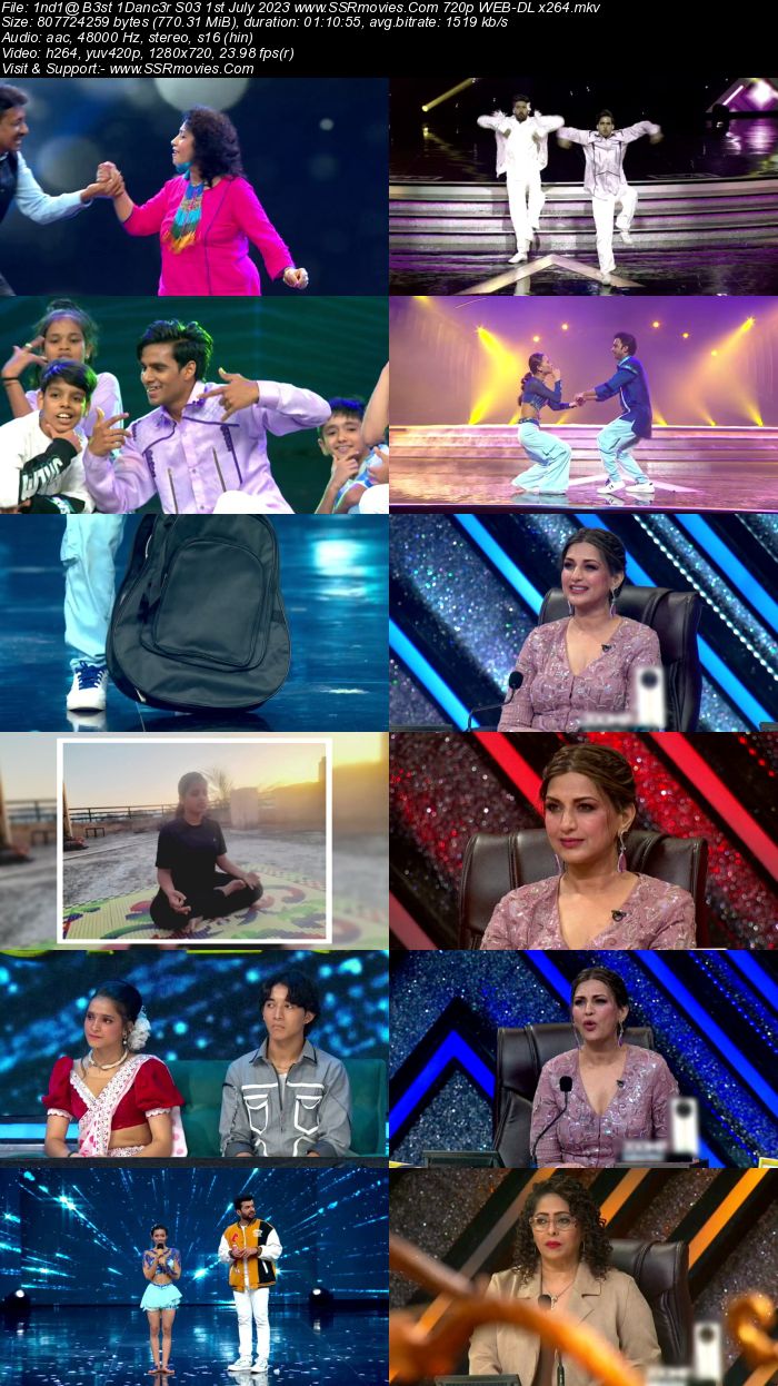 Indias Best Dancer S03 1st July 2023 720p 480p WEB-DL x264 300MB Download