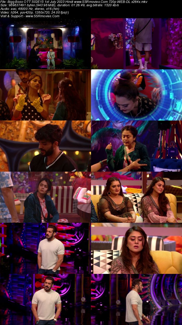 Bigg Boss OTT 2023 S02E15 1st July 2023 720p 480p WEB-DL x264 Download