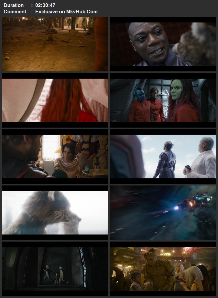 Guardians of the Galaxy Vol. 3 2023 Dual Audio [Hindi (Cleaned) - English ORG] 720p 1080p WEB-DL x264 ESubs Download