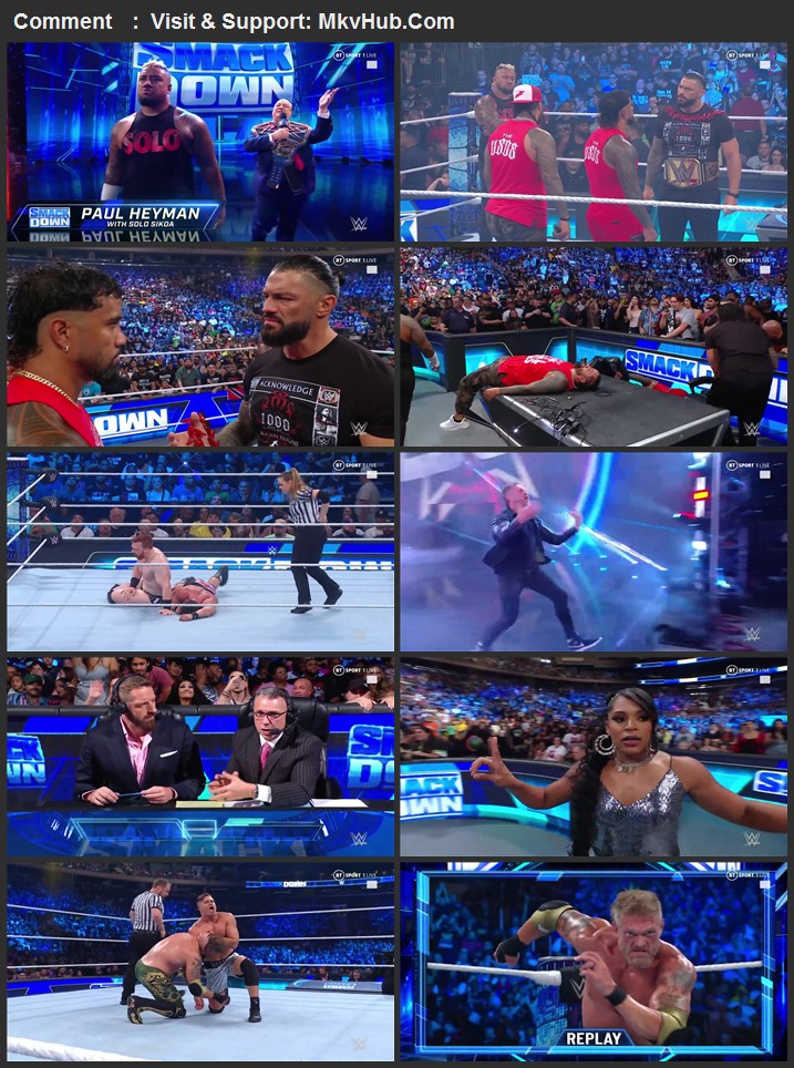 WWE Friday Night SmackDown 7th July 2023 720p WEBRip x264 800MB Download