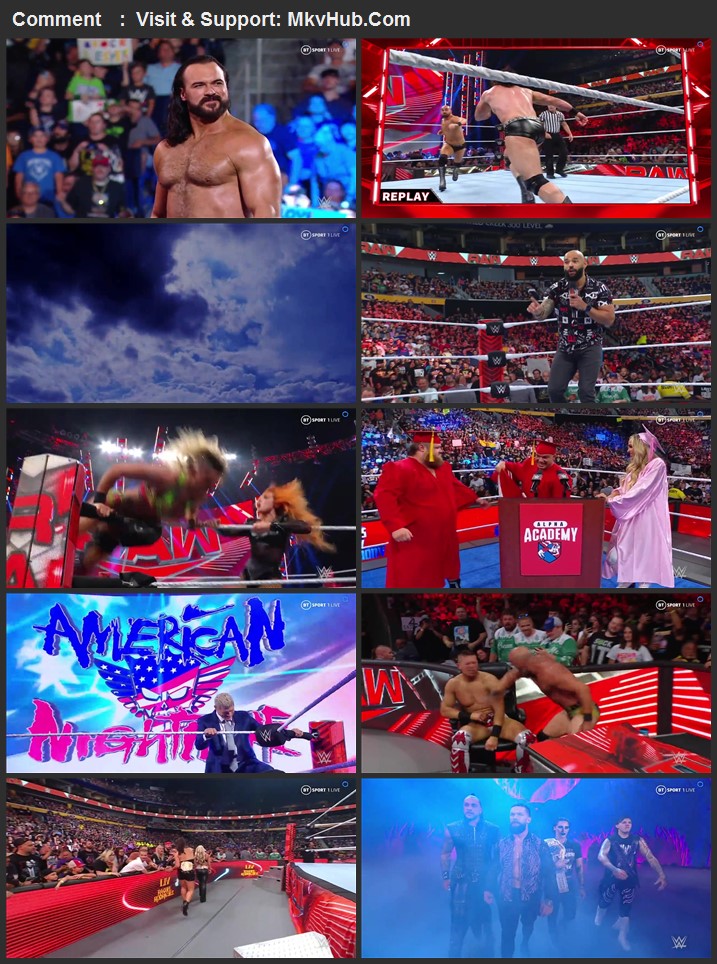 WWE Monday Night Raw 10th July 2023 720p WEBRip x264 1.2GB Download