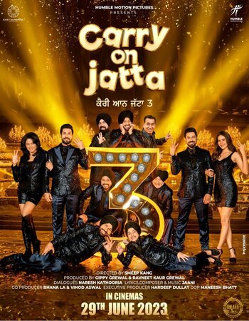 Carry on Jatta 3 2023 Punjabi 1080p 720p 480p Pre-DVDRip x264 ESubs Full Movie Download