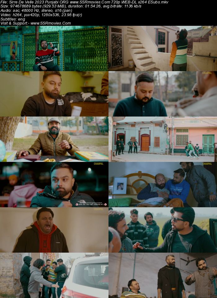 Sirre De Velle 2023 Punjabi ORG 1080p 720p 480p WEB-DL x264 ESubs Full Movie Download