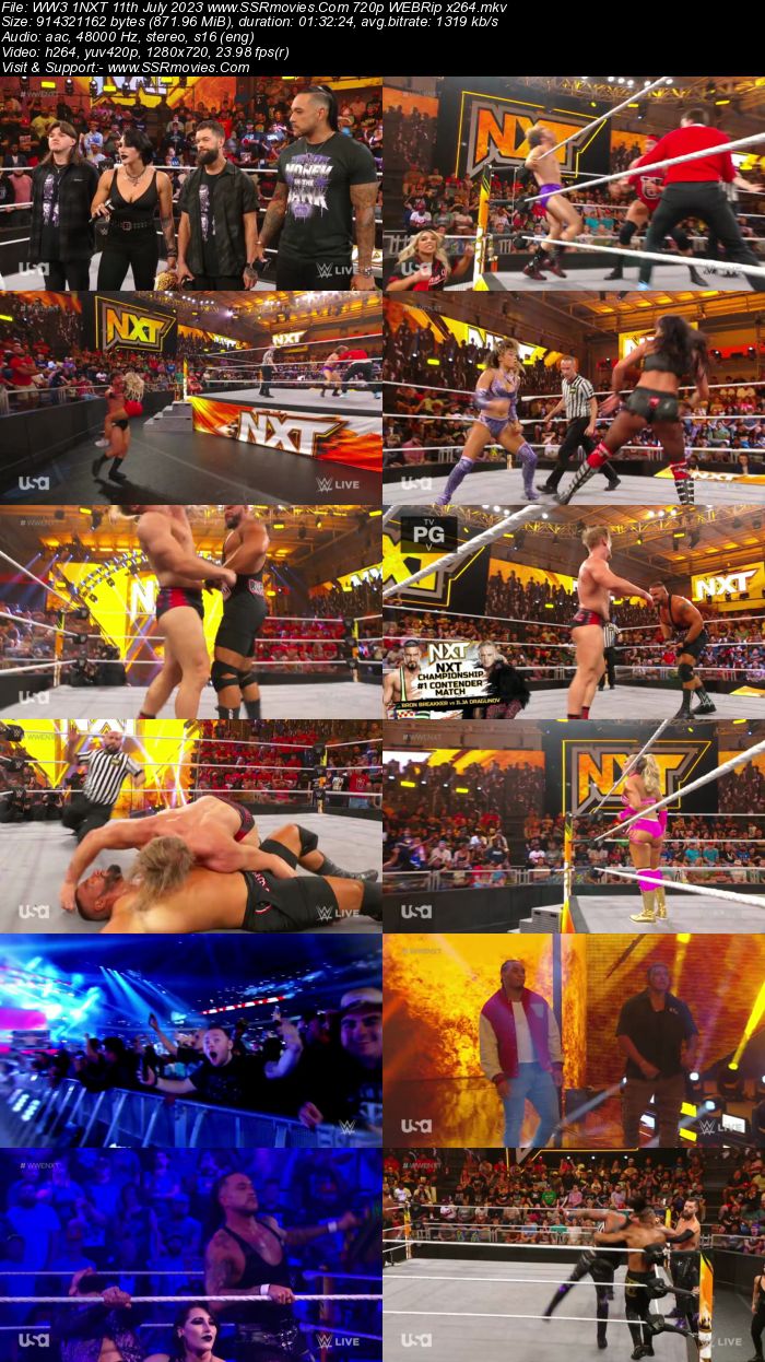 WWE NXT 11th July 2023 720p 480p WEBRip x264 Download