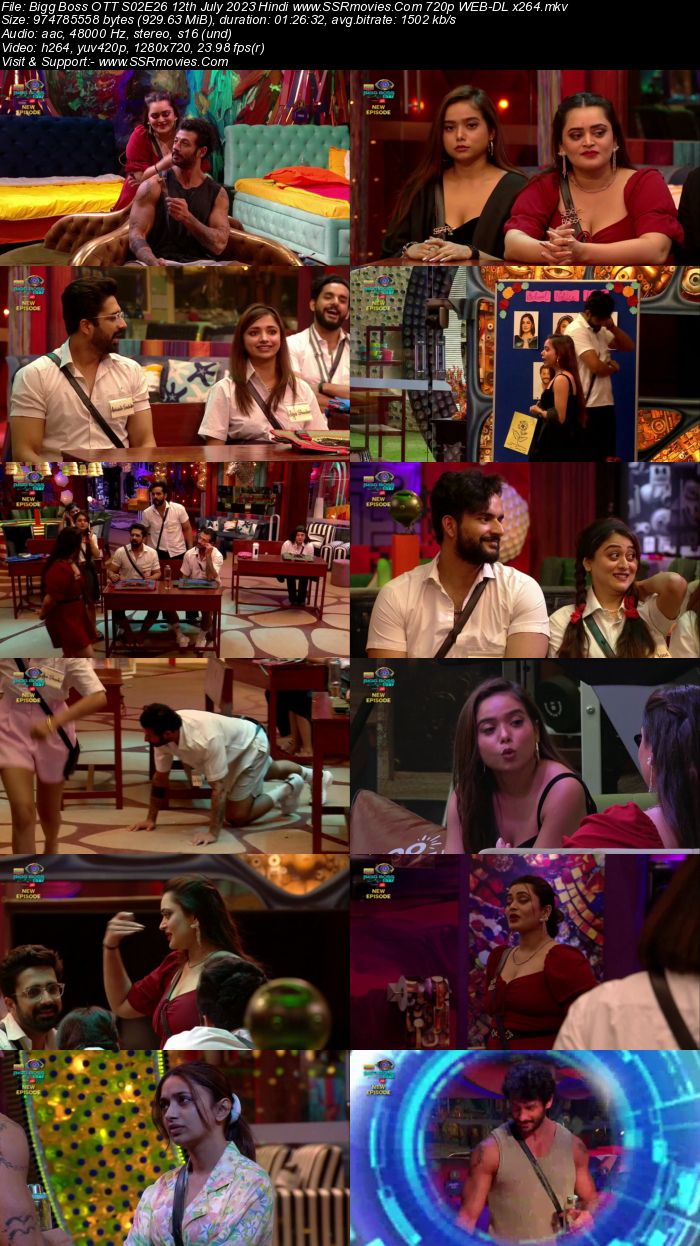 Bigg Boss OTT 2023 S02E26 12th July 2023 720p 480p WEB-DL x264 Download