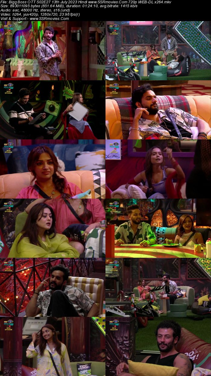 Bigg Boss OTT 2023 S02E27 13th July 2023 720p 480p WEB-DL x264 Download