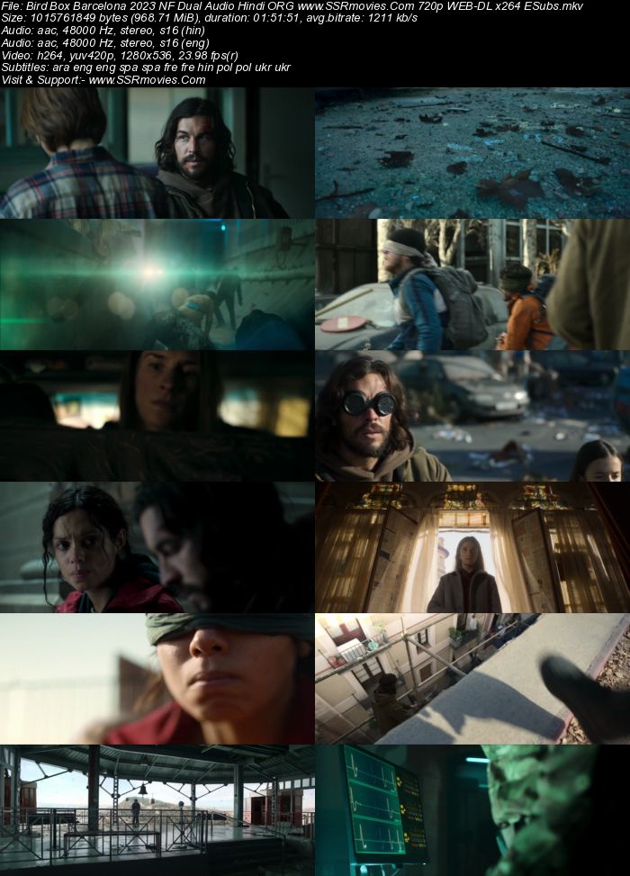 Bird Box Barcelona 2023 Dual Audio Hindi ORG 1080p 720p 480p WEB-DL x264 ESubs Full Movie Download