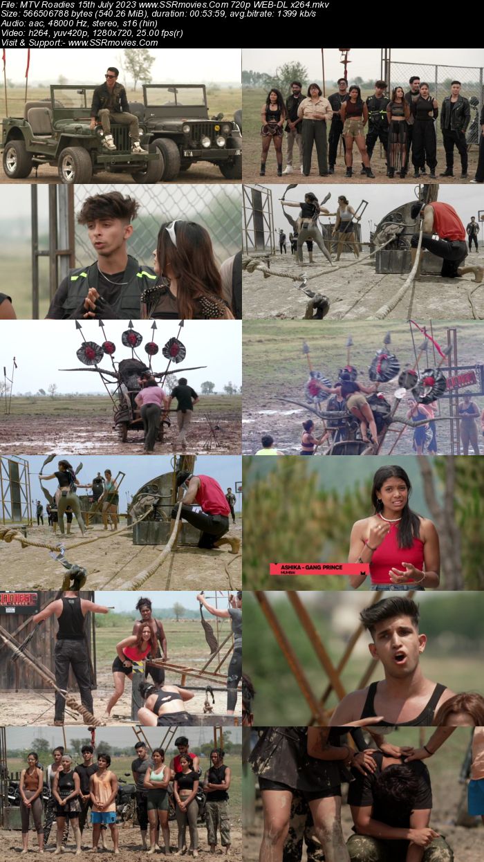 MTV Roadies S19 15th July 2023 720p 480p WEB-DL x264 Download