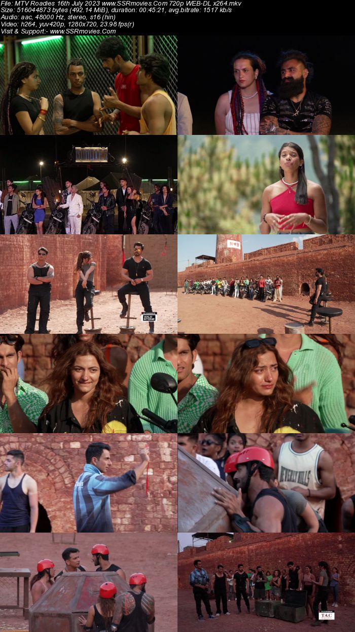 MTV Roadies S19 16th July 2023 720p 480p WEB-DL x264 Download