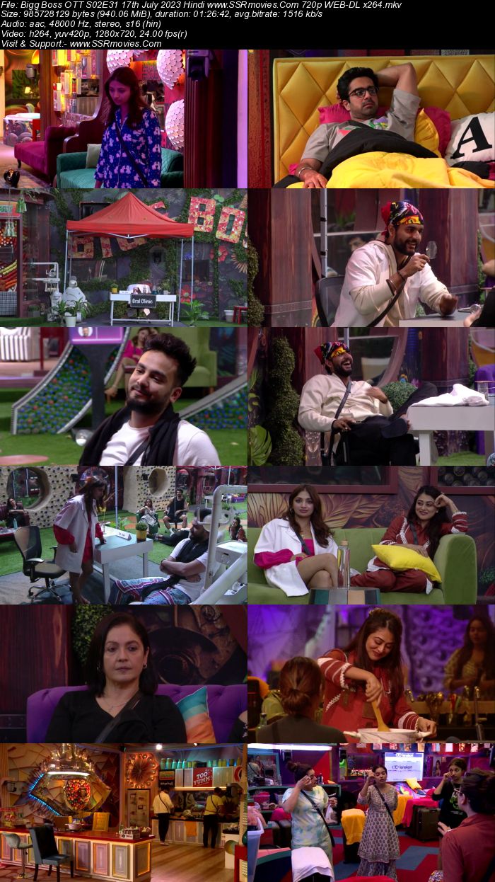 Bigg Boss OTT 2023 S02E31 17th July 2023 720p 480p WEB-DL x264 Download