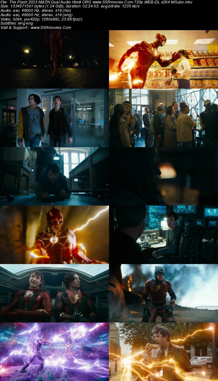 The Flash 2023 AMZN Dual Audio Hindi ORG 1080p 720p 480p WEB-DL x264 Multi Subs Full Movie Download