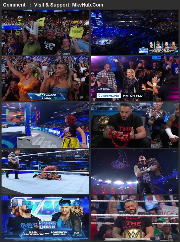 WWE Friday Night SmackDown 21st July 2023 720p WEBRip x264 900MB Download
