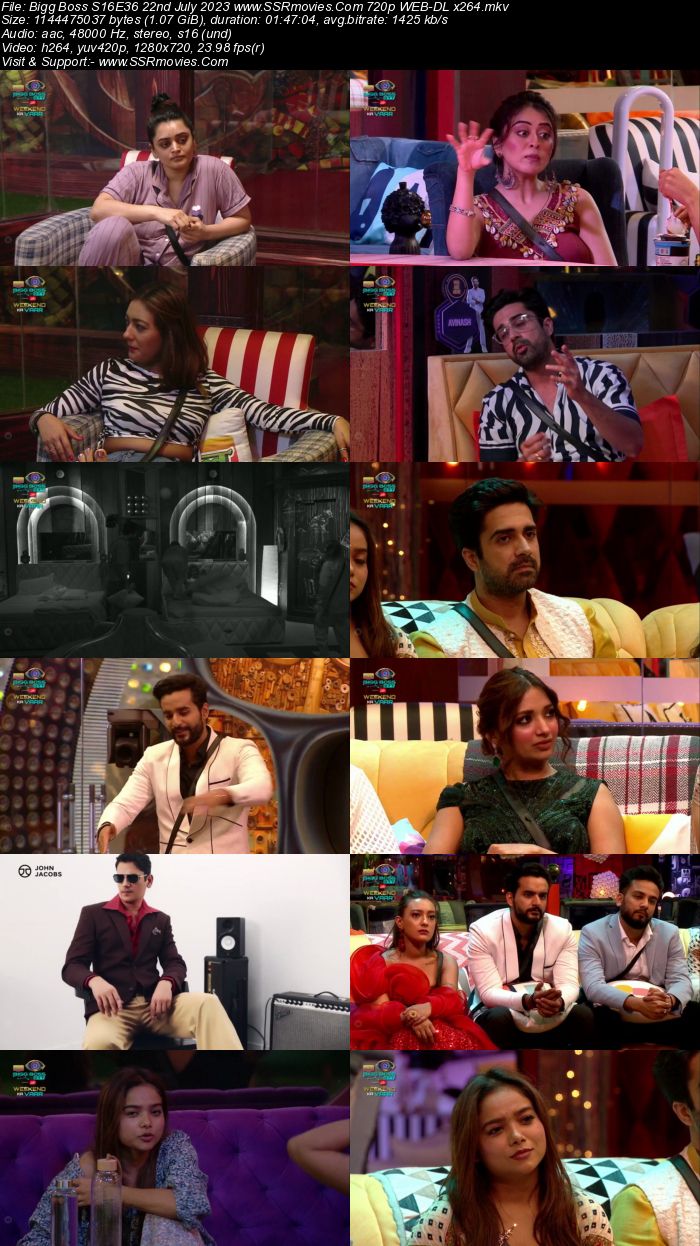 Bigg Boss OTT 2023 S02E36 22nd July 2023 720p 480p WEB-DL x264 Download