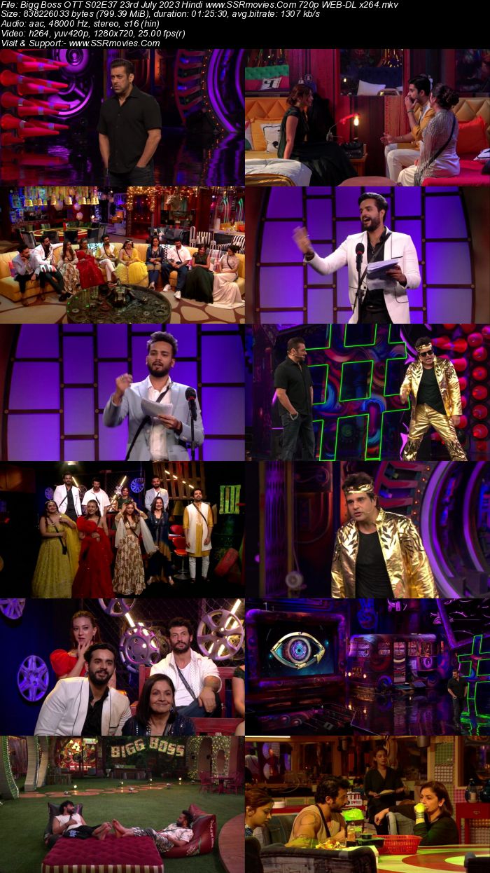 Bigg Boss OTT 2023 S02E37 23rd July 2023 720p 480p WEB-DL x264 Download