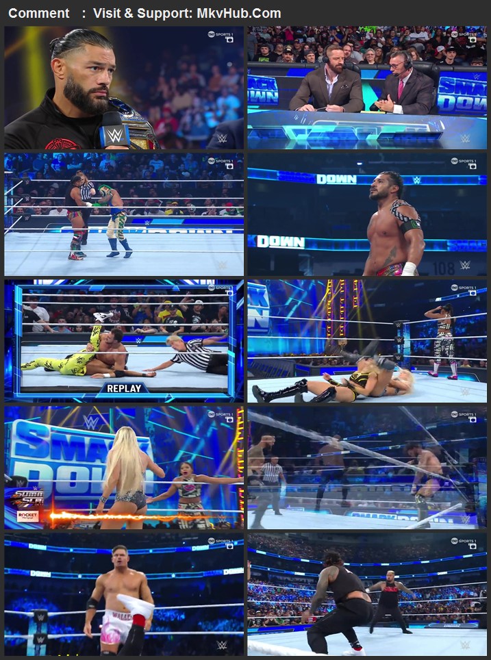 WWE Friday Night SmackDown 28th July 2023 720p WEBRip x264 800MB Download