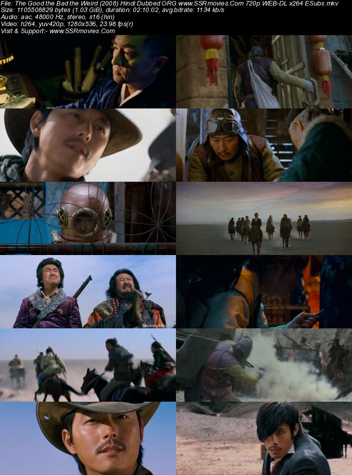 The Good the Bad the Weird 2008 Hindi Dubbed 1080p 720p 480p WEB-DL x264 ESubs Full Movie Download