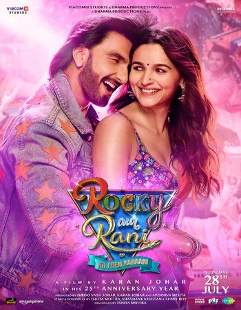 Rocky Aur Rani Kii Prem Kahaani 2023 Hindi 720p 1080p HQ DVDScr Download