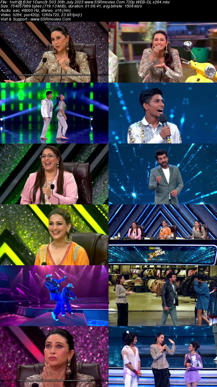 Indias Best Dancer S03 30th July 2023 720p 480p WEB-DL x264 Download