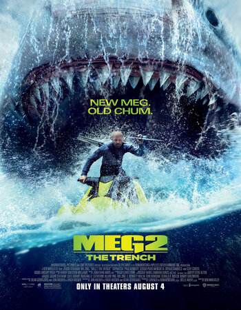 Meg 2: The Trench 2023 Dual Audio [Hindi (Cleaned) - English (Cleaned)] 720p 1080p DVDScr x264 ESubs Download