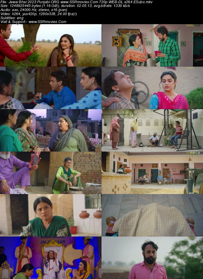 Jawai Bhai 2023 Punjabi ORG 1080p 720p 480p WEB-DL x264 ESubs Full Movie Download