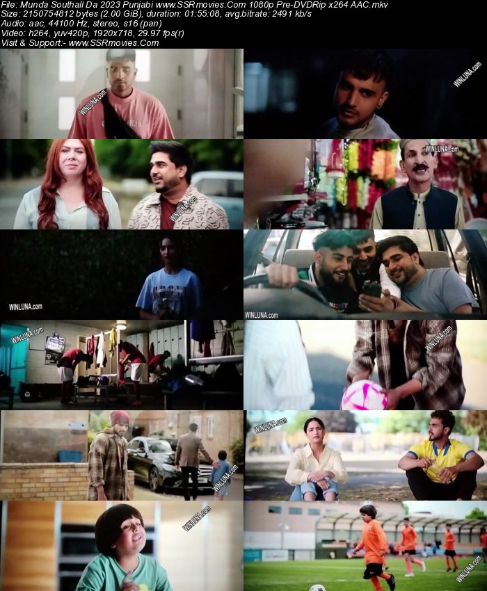 Munda Southall DA 2023 Punjabi 1080p 720p 480p Pre-DVDRip x264 ESubs Full Movie Download