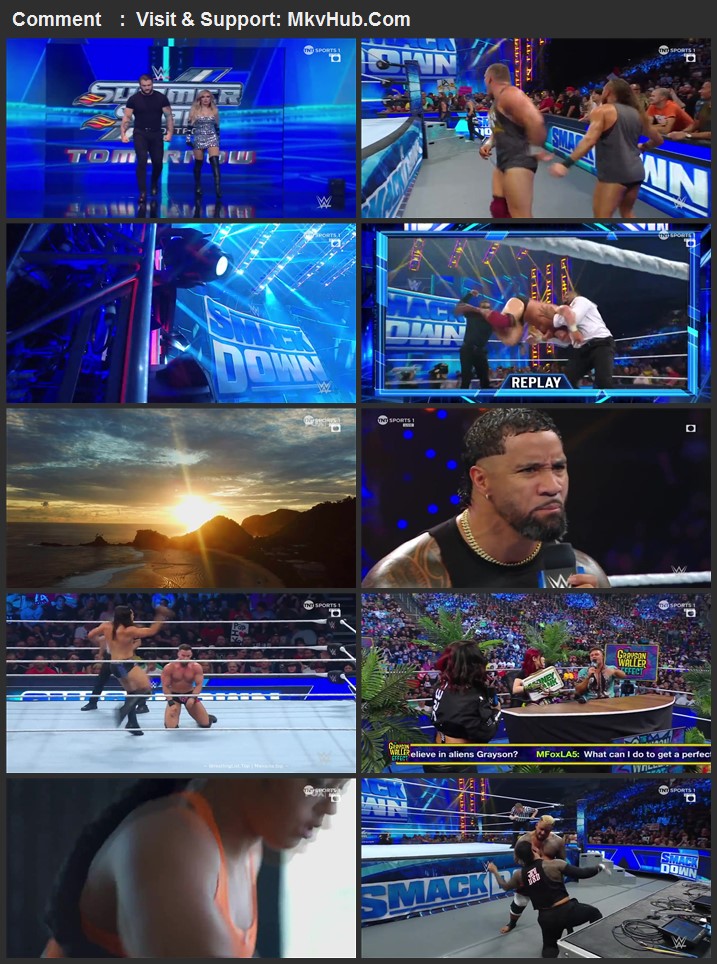 WWE Friday Night SmackDown 4th August 2023 720p WEBRip x264 800MB Download