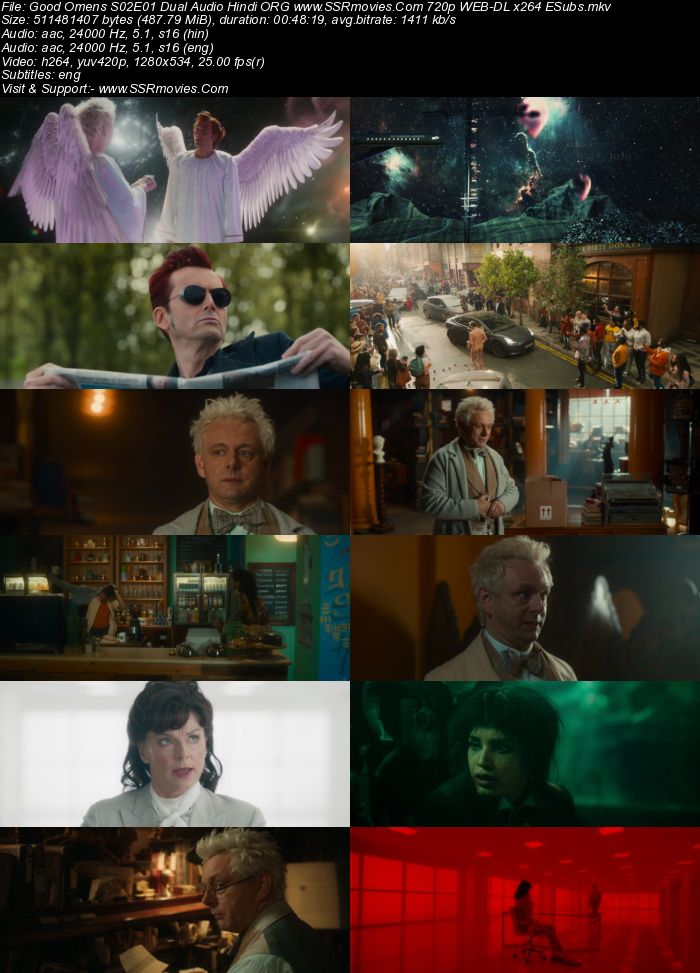 Good Omens 2023 S02 Complete Dual Audio Hindi ORG 720p 480p WEB-DL x264 ESubs Download