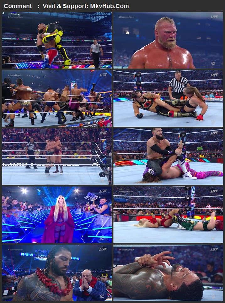 WWE SummerSlam 2023 720p 1080p PPV WEBRip x264 Download