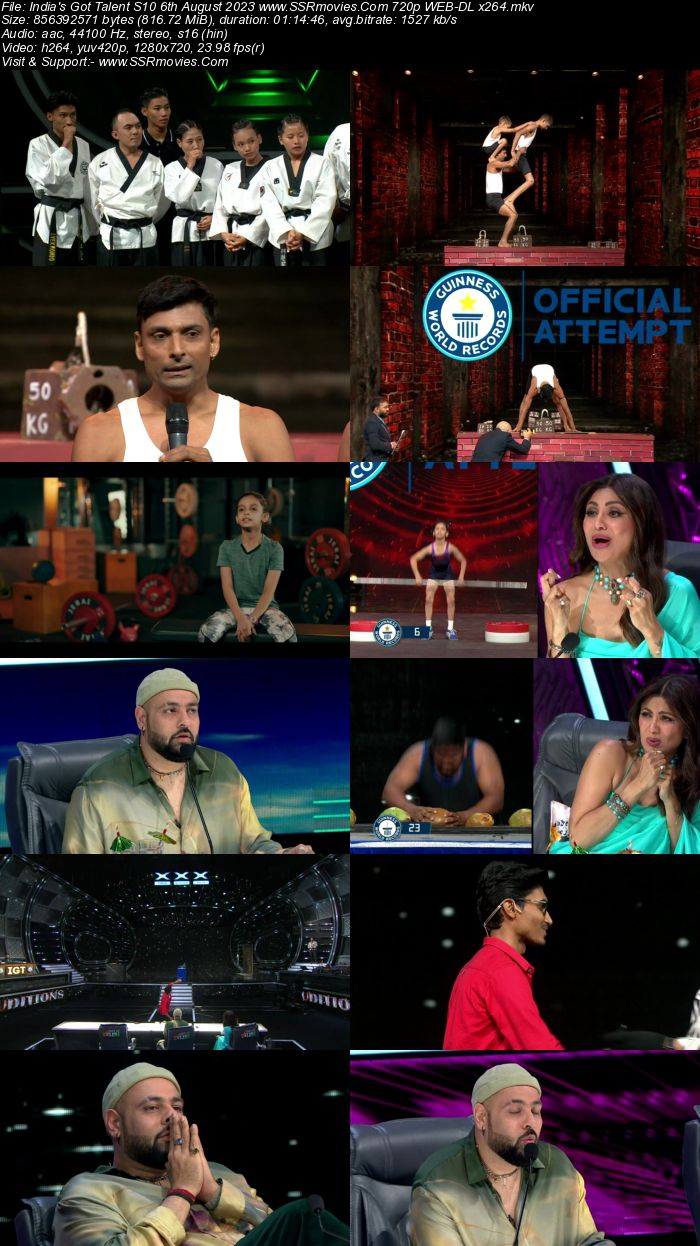 Indias Got Talent S10 6th August 2023 720p 480p WEB-DL x264 300MB Download