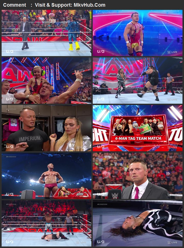 WWE Monday Night Raw 7th August 2023 720p WEBRip x264 1.3GB Download